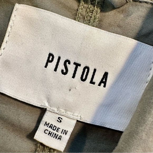 Pistola ‘Parker Field Short Romper’ in “Colonel” Olive Green Size Small - Picture 15 of 16